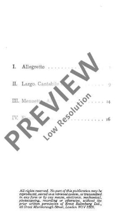 String Quartet D major, Celebrated Largo op. 76/5 Hob. III: 79 Erdödy-Quartet No. 5 海頓 弦樂四重奏大調 四重奏 總譜 歐伊倫堡版 | 小雅音樂 Hsiaoya Music