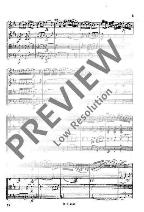 String Quartet D major, Celebrated Largo op. 76/5 Hob. III: 79 Erdödy-Quartet No. 5 海頓 弦樂四重奏大調 四重奏 總譜 歐伊倫堡版 | 小雅音樂 Hsiaoya Music