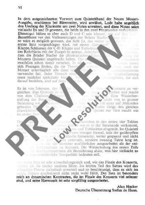 Quintet A major KV 581 莫札特 五重奏大調 總譜 歐伊倫堡版 | 小雅音樂 Hsiaoya Music