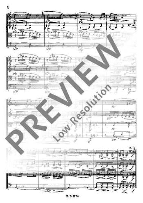 String Quartet A minor op. 41/1 舒曼．羅伯特 弦樂四重奏小調 總譜 歐伊倫堡版 | 小雅音樂 Hsiaoya Music