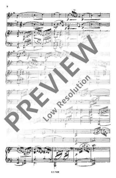 Piano Trio G minor op. 110 舒曼．羅伯特 鋼琴三重奏小調 總譜 歐伊倫堡版 | 小雅音樂 Hsiaoya Music