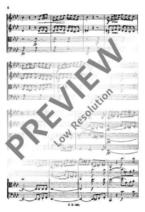 String Quartet F minor op. 80 孟德爾頌．菲利克斯 弦樂四重奏小調 總譜 歐伊倫堡版 | 小雅音樂 Hsiaoya Music