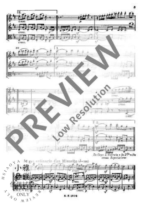 Serenade D major op. 25 貝多芬 混和三重奏 小夜曲大調 歐伊倫堡版 | 小雅音樂 Hsiaoya Music