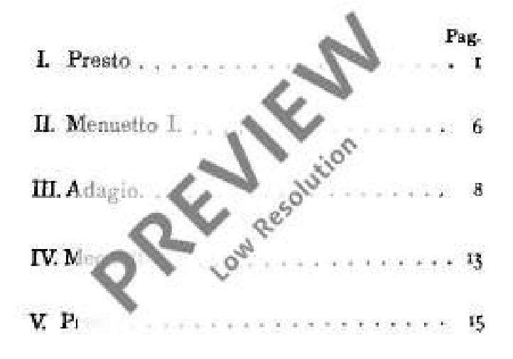 String Quartet G major op. 1/4 Hob. III: 4 海頓 弦樂四重奏大調 總譜 歐伊倫堡版 | 小雅音樂 Hsiaoya Music