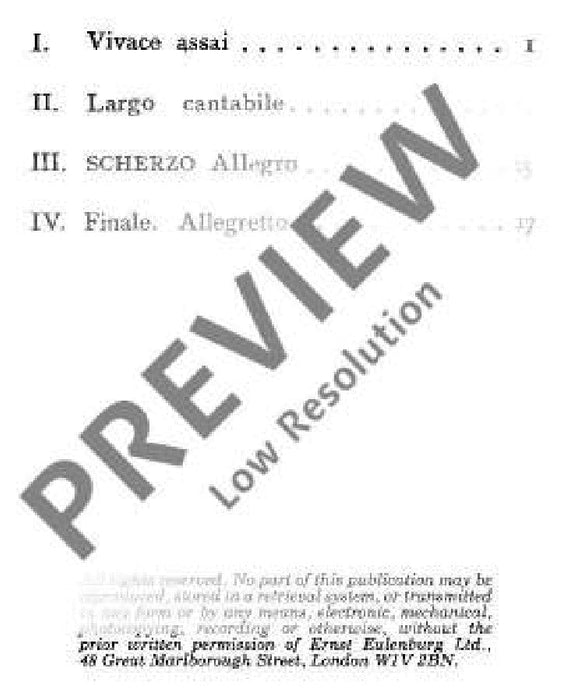 String Quartet G major op. 33/5 Hob. III: 41 Russisches / Jungfern-Quartett Nr. 5 海頓 弦樂四重奏大調 總譜 歐伊倫堡版 | 小雅音樂 Hsiaoya Music