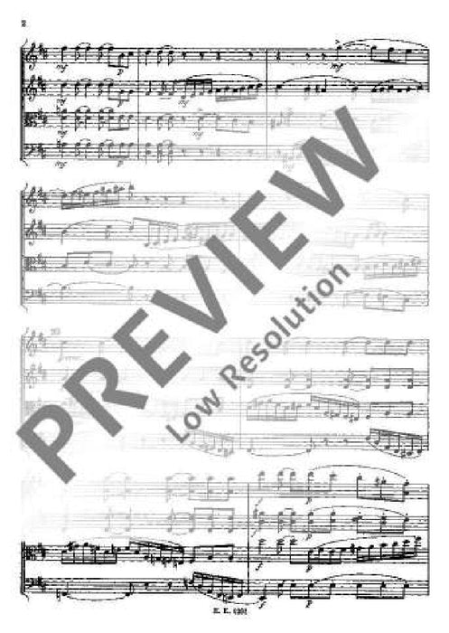 String Quartet No. 1 D major op. 11 CW 90 柴科夫斯基．彼得 弦樂四重奏 大調 總譜 歐伊倫堡版 | 小雅音樂 Hsiaoya Music