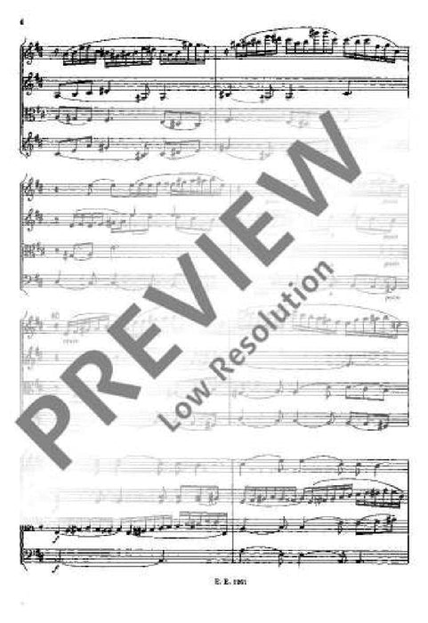 String Quartet No. 1 D major op. 11 CW 90 柴科夫斯基．彼得 弦樂四重奏 大調 總譜 歐伊倫堡版 | 小雅音樂 Hsiaoya Music