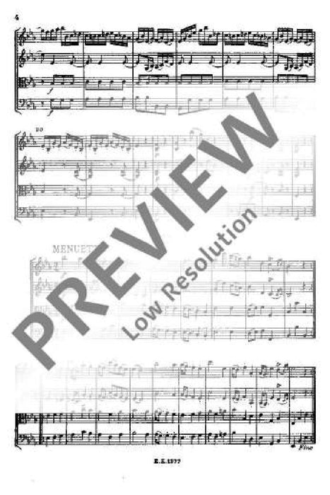 String Quartet Eb major op. 2/3 Hob. III: 9 海頓 弦樂四重奏大調 總譜 歐伊倫堡版 | 小雅音樂 Hsiaoya Music