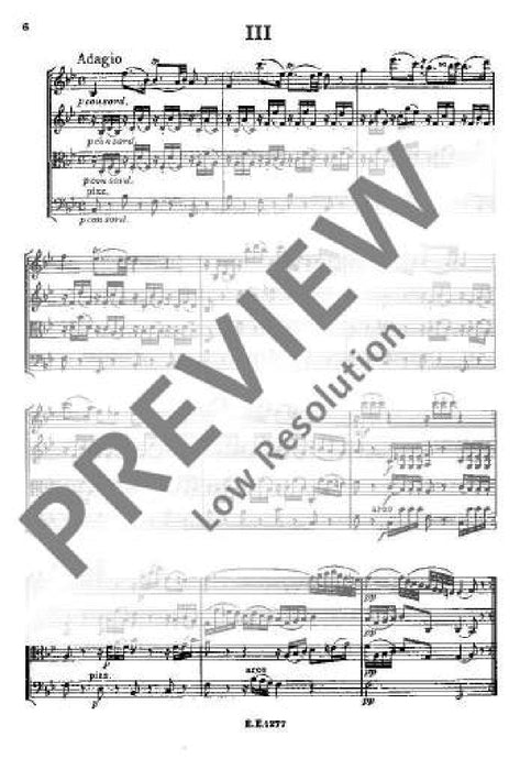 String Quartet Eb major op. 2/3 Hob. III: 9 海頓 弦樂四重奏大調 總譜 歐伊倫堡版 | 小雅音樂 Hsiaoya Music