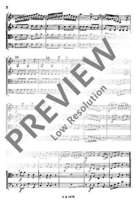 String Quartet F major op. 2/4 Hob. III: 10 海頓 弦樂四重奏大調 總譜 歐伊倫堡版 | 小雅音樂 Hsiaoya Music