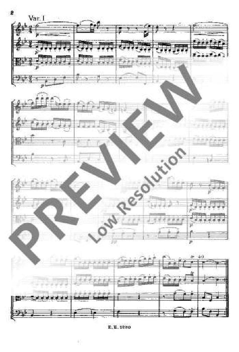 String Quartet Bb major op. 2/6 Hob. III: 12 海頓 弦樂四重奏大調 總譜 歐伊倫堡版 | 小雅音樂 Hsiaoya Music