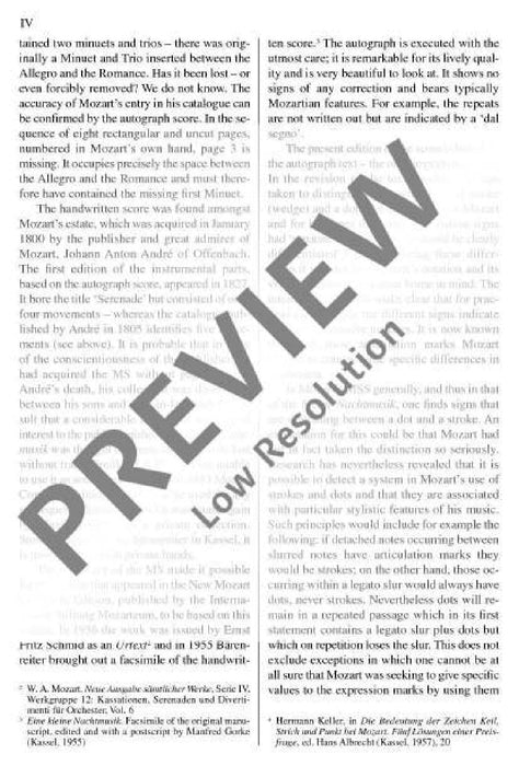 Eine kleine Nachtmusik KV 525 Serenade G major 莫札特 弦樂小夜曲 小夜曲大調 總譜 歐伊倫堡版 | 小雅音樂 Hsiaoya Music