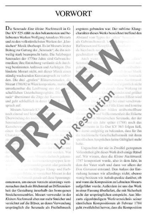 Eine kleine Nachtmusik KV 525 Serenade G major 莫札特 弦樂小夜曲 小夜曲大調 總譜 歐伊倫堡版 | 小雅音樂 Hsiaoya Music