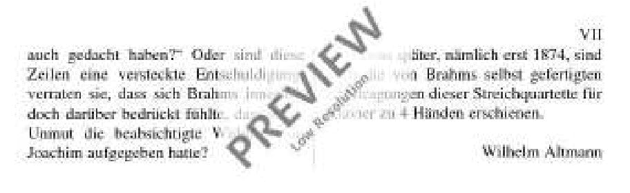 String Quartet A minor op. 51/2 布拉姆斯 弦樂四重奏小調 總譜 歐伊倫堡版 | 小雅音樂 Hsiaoya Music