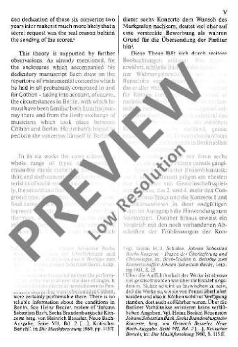 Brandenburg Concerto No. 3 G major BWV 1048 巴赫約翰‧瑟巴斯提安 布蘭登堡協奏曲 大調 總譜 歐伊倫堡版 | 小雅音樂 Hsiaoya Music