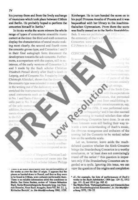 Brandenburg Concerto No. 6 Bb major BWV 1051 巴赫約翰‧瑟巴斯提安 布蘭登堡協奏曲 大調 總譜 歐伊倫堡版 | 小雅音樂 Hsiaoya Music