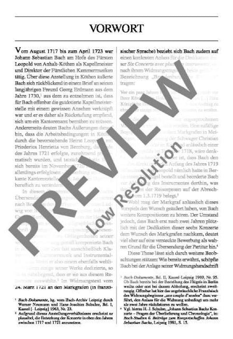 Brandenburg Concerto No. 6 Bb major BWV 1051 巴赫約翰‧瑟巴斯提安 布蘭登堡協奏曲 大調 總譜 歐伊倫堡版 | 小雅音樂 Hsiaoya Music