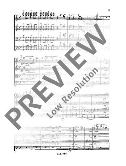 String Quartet G minor op. 27 葛利格 弦樂四重奏小調 總譜 歐伊倫堡版 | 小雅音樂 Hsiaoya Music