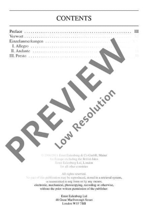 Brandenburg Concerto No. 4 G major BWV 1049 巴赫約翰‧瑟巴斯提安 布蘭登堡協奏曲 大調 總譜 歐伊倫堡版 | 小雅音樂 Hsiaoya Music
