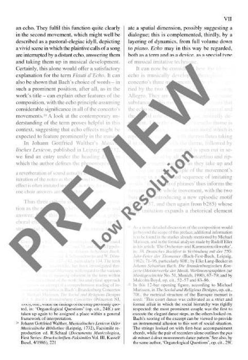 Brandenburg Concerto No. 4 G major BWV 1049 巴赫約翰‧瑟巴斯提安 布蘭登堡協奏曲 大調 總譜 歐伊倫堡版 | 小雅音樂 Hsiaoya Music