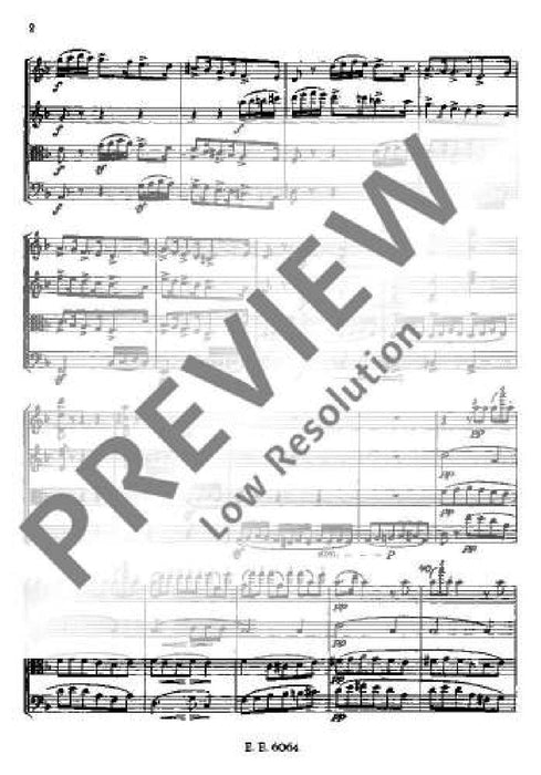 Stringquartet D minor op. 34 B 75 德弗札克 弦樂四重奏小調 總譜 歐伊倫堡版 | 小雅音樂 Hsiaoya Music