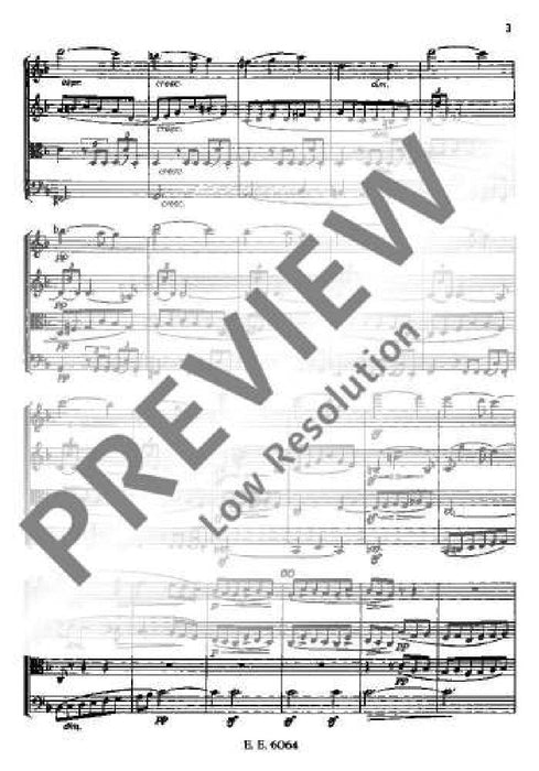 Stringquartet D minor op. 34 B 75 德弗札克 弦樂四重奏小調 總譜 歐伊倫堡版 | 小雅音樂 Hsiaoya Music