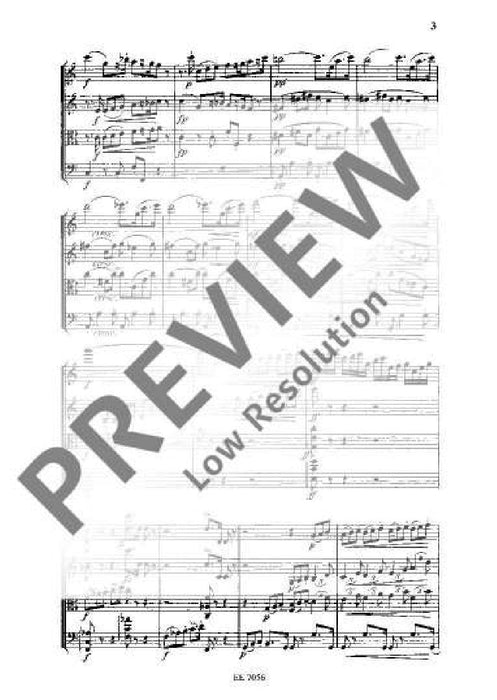 String Quartet C major op. 61 B 121 德弗札克 弦樂四重奏大調 總譜 歐伊倫堡版 | 小雅音樂 Hsiaoya Music