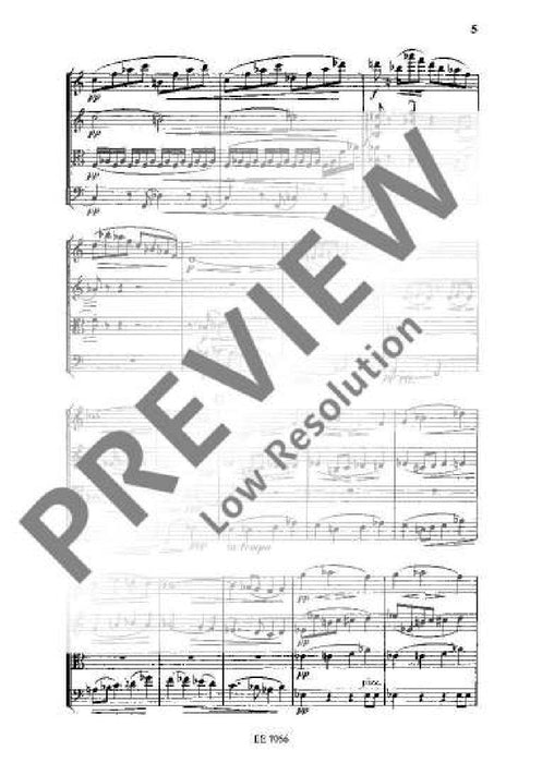 String Quartet C major op. 61 B 121 德弗札克 弦樂四重奏大調 總譜 歐伊倫堡版 | 小雅音樂 Hsiaoya Music