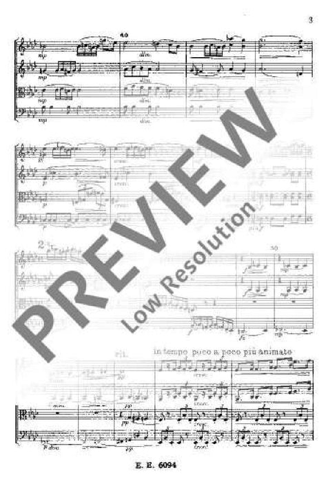 String Quartet Ab major op. 105 B 193 德弗札克 弦樂四重奏大調 總譜 歐伊倫堡版 | 小雅音樂 Hsiaoya Music