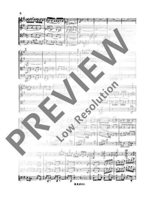 String Quartet G major op. 106 B 192 德弗札克 弦樂四重奏大調 總譜 歐伊倫堡版 | 小雅音樂 Hsiaoya Music