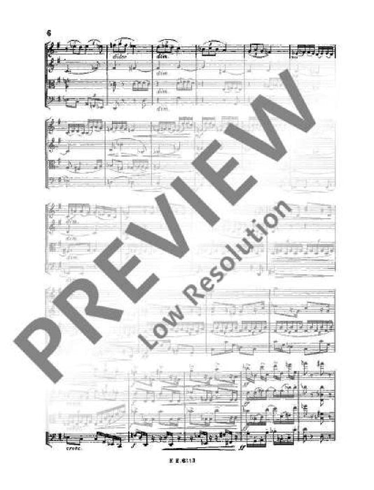 String Quartet G major op. 106 B 192 德弗札克 弦樂四重奏大調 總譜 歐伊倫堡版 | 小雅音樂 Hsiaoya Music