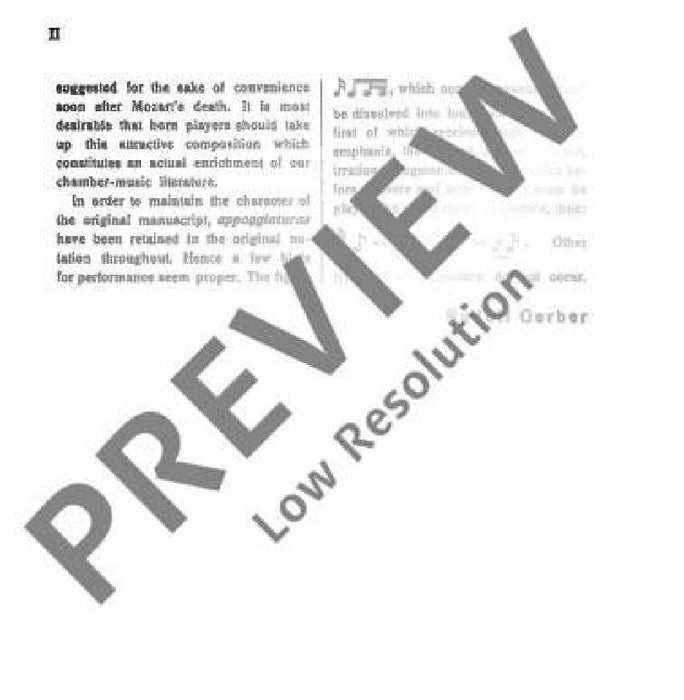 Quintet Eb major KV 407 莫札特 五重奏大調 總譜 歐伊倫堡版 | 小雅音樂 Hsiaoya Music