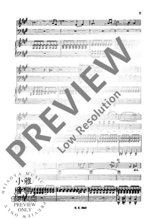 Piano Trio F# minor op. 1/1 法朗克˙賽札爾 鋼琴三重奏小調 歐伊倫堡版 | 小雅音樂 Hsiaoya Music