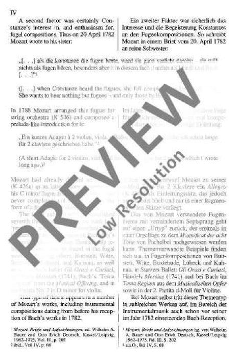 Adagio and Fugue C minor KV 546 莫札特 慢板復格曲小調 總譜 歐伊倫堡版 | 小雅音樂 Hsiaoya Music