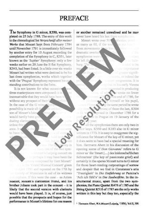 Symphony No. 40 G Minor KV 550 莫札特 交響曲 小調 總譜 歐伊倫堡版 | 小雅音樂 Hsiaoya Music