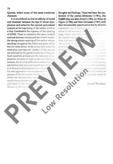 Symphony No. 40 G Minor KV 550 莫札特 交響曲 小調 總譜 歐伊倫堡版 | 小雅音樂 Hsiaoya Music