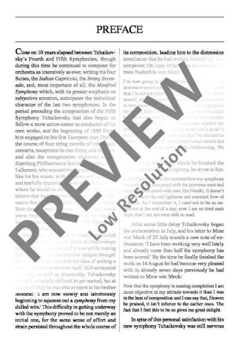 Symphony No. 5 E minor op. 64 CW 26 柴科夫斯基．彼得 交響曲 小調 總譜 歐伊倫堡版 | 小雅音樂 Hsiaoya Music