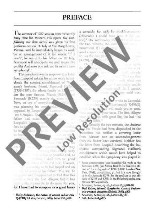 Symphony No. 35 D major KV 385 Haffner 莫札特 交響曲 大調 總譜 歐伊倫堡版 | 小雅音樂 Hsiaoya Music