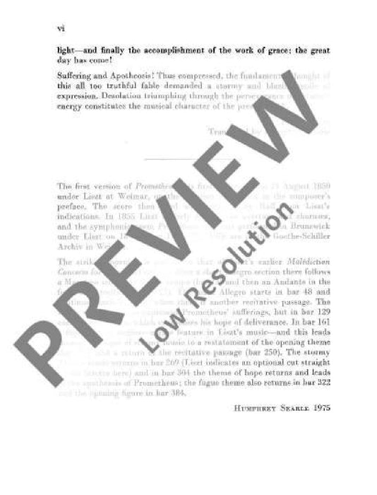 Prometheus Symphonic Poem No. 5 李斯特 普羅米修斯交響詩 總譜 歐伊倫堡版 | 小雅音樂 Hsiaoya Music