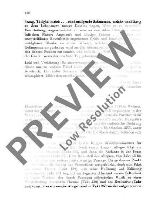 Prometheus Symphonic Poem No. 5 李斯特 普羅米修斯交響詩 總譜 歐伊倫堡版 | 小雅音樂 Hsiaoya Music