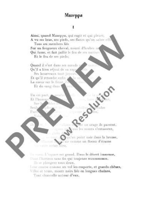 Mazeppa Symphonic Poem No. 6 李斯特 馬采巴交響詩 總譜 歐伊倫堡版 | 小雅音樂 Hsiaoya Music