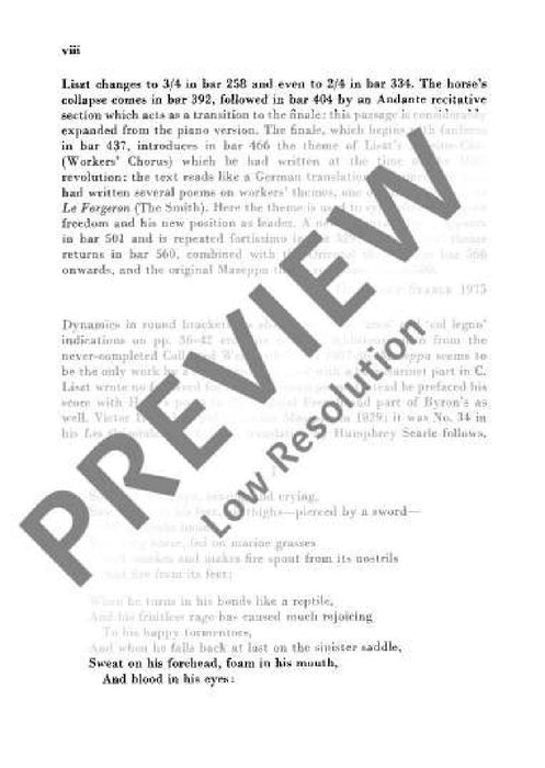 Mazeppa Symphonic Poem No. 6 李斯特 馬采巴交響詩 總譜 歐伊倫堡版 | 小雅音樂 Hsiaoya Music