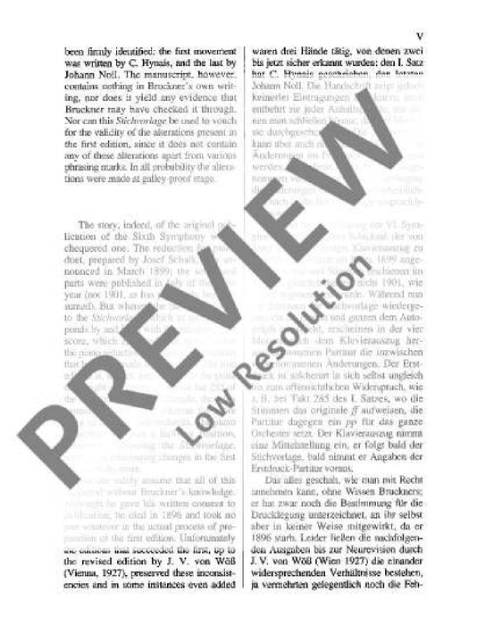 Symphony No. 6 A major From Anton Bruckner: Sämtliche Werke. Kritische Gesamtausgabe 布魯克納 交響曲 大調 總譜 歐伊倫堡版 | 小雅音樂 Hsiaoya Music