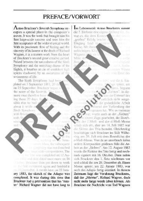 Symphony No. 7 E major 布魯克納 交響曲 大調 總譜 歐伊倫堡版 | 小雅音樂 Hsiaoya Music