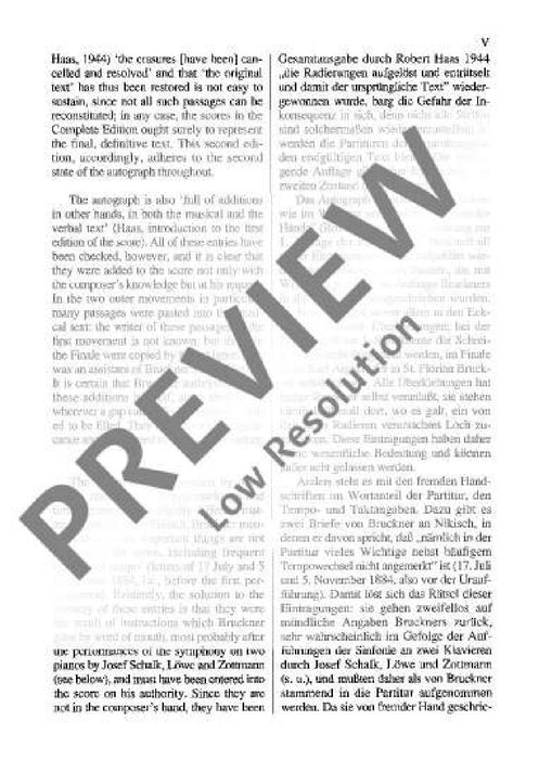 Symphony No. 7 E major 布魯克納 交響曲 大調 總譜 歐伊倫堡版 | 小雅音樂 Hsiaoya Music