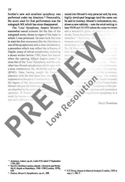 Symphony No. 36 C major KV 425 Linzer 莫札特 交響曲 大調 總譜 歐伊倫堡版 | 小雅音樂 Hsiaoya Music