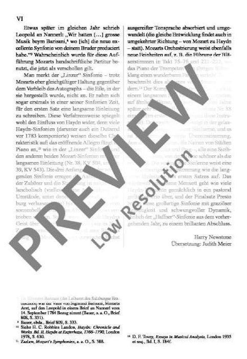 Symphony No. 36 C major KV 425 Linzer 莫札特 交響曲 大調 總譜 歐伊倫堡版 | 小雅音樂 Hsiaoya Music