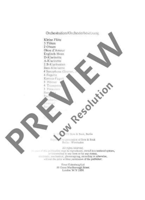 Symphonia domestica op. 53 TrV 209 Symphonic Poem 史特勞斯理查 交響曲 交響詩 總譜 歐伊倫堡版 | 小雅音樂 Hsiaoya Music