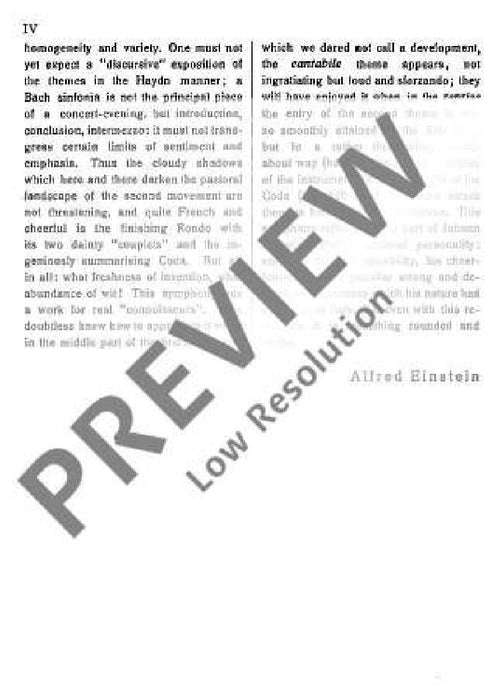 Symphony D major op. 18/4 巴赫約翰‧克里斯提安 交響曲大調 總譜 歐伊倫堡版 | 小雅音樂 Hsiaoya Music