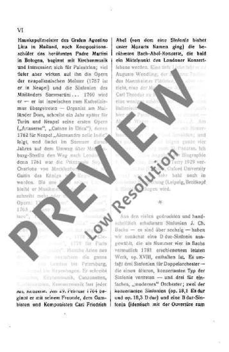 Symphony D major op. 18/4 巴赫約翰‧克里斯提安 交響曲大調 總譜 歐伊倫堡版 | 小雅音樂 Hsiaoya Music